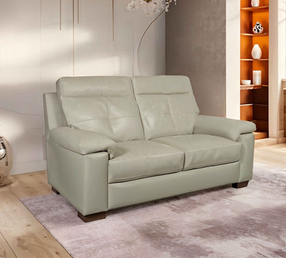 Phoenix V2 Leather Sofa 2 seater Beige