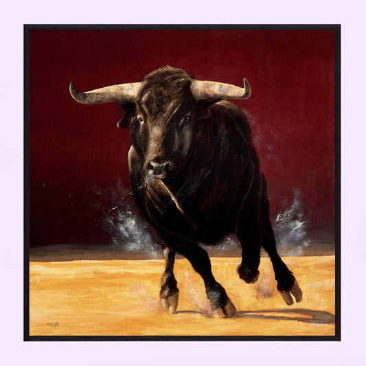 Bull Canvas Painting Art Work