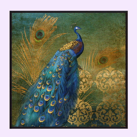 Peacock Canvas Painting Art Work