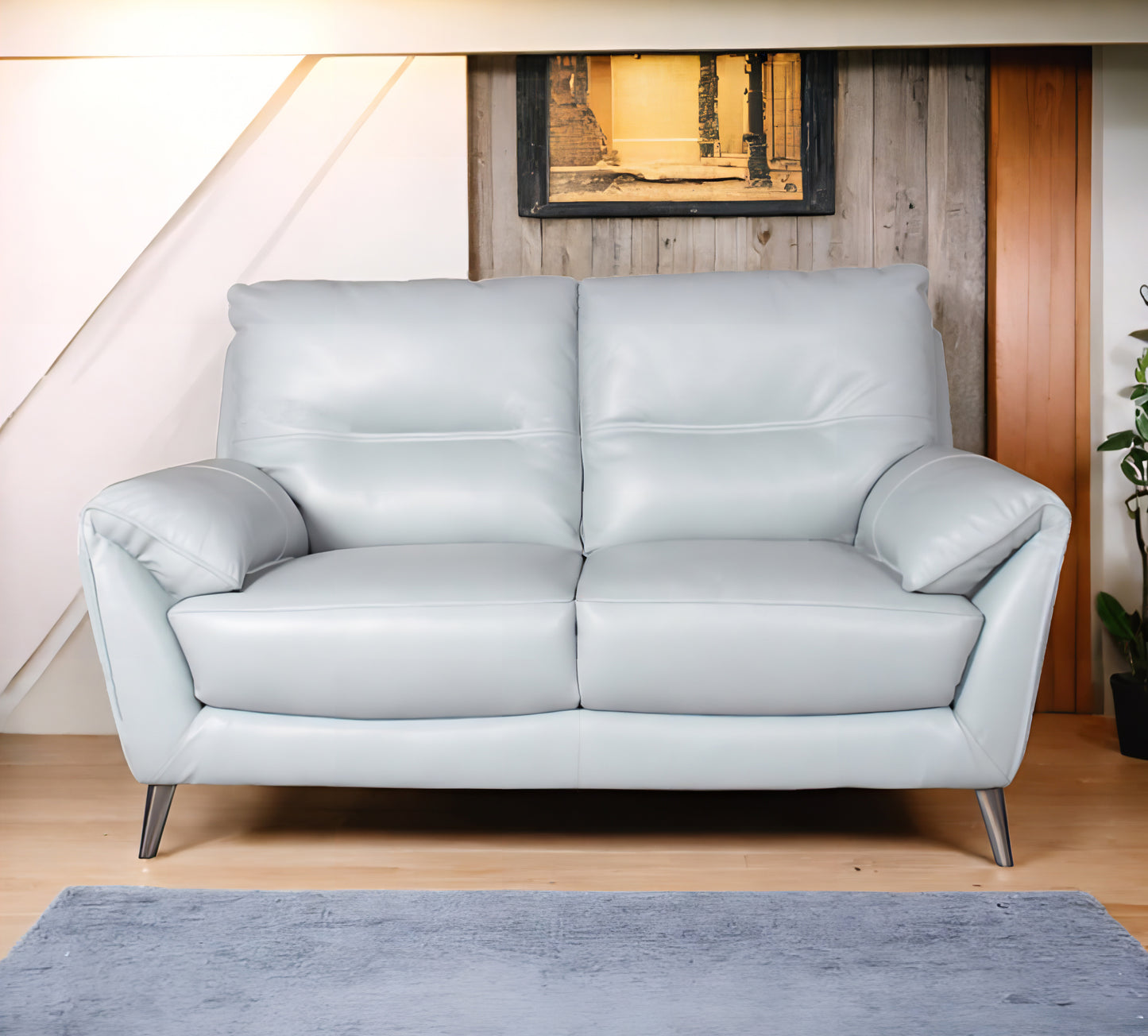 Anson Half Leather Sofa 2 Seater-12615