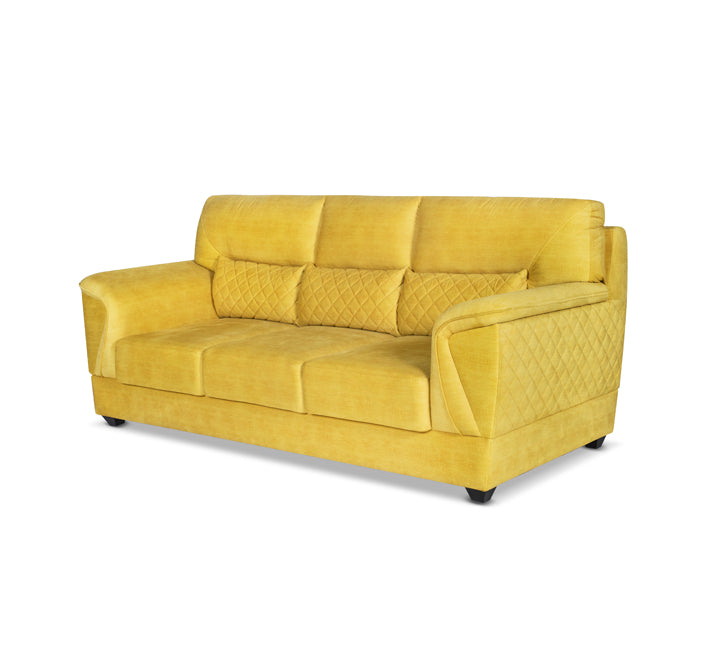 Canvas Fabric Sofa 3+2 Yellow