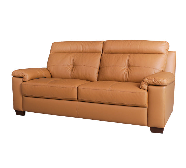 Leather Premium Sofa 3 Seater Mustard