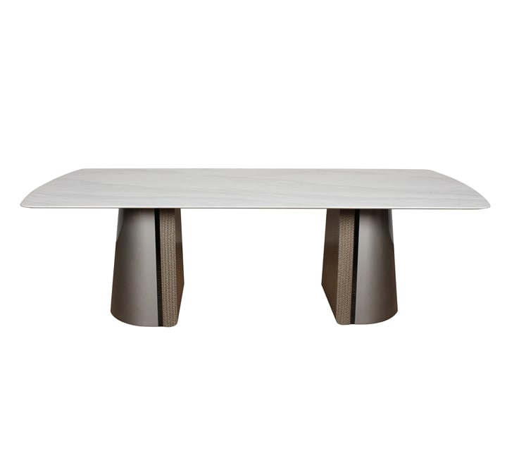 Marble Dining Table 6 Seater light beige - TMB15