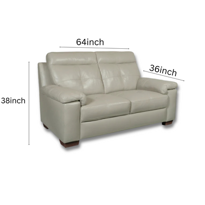 Phoenix V2 Leather Sofa 2 seater Beige