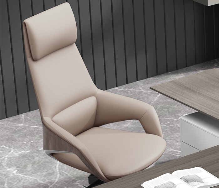 Oyster HB Leather Office Chair