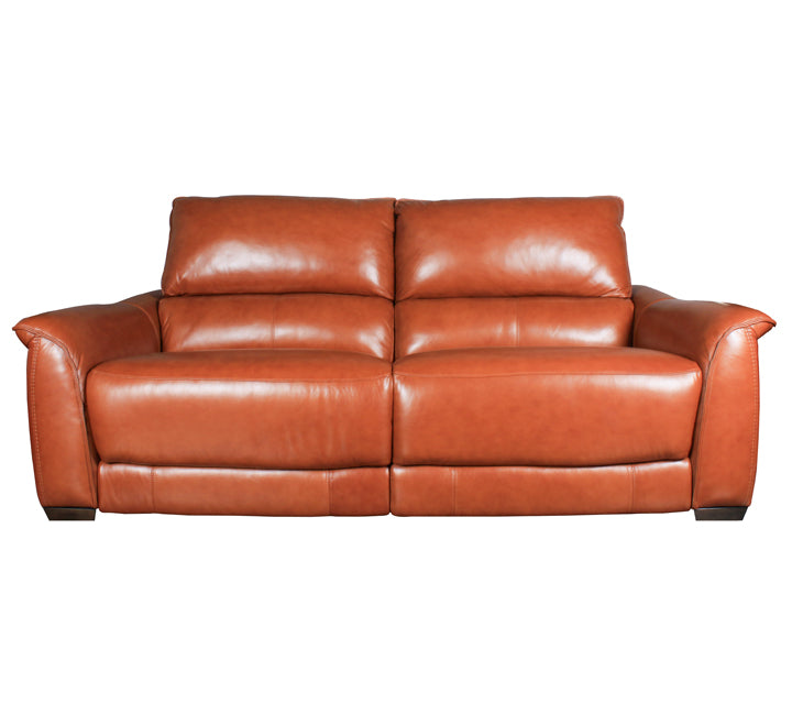 Valentin Leather Recliner 3 Seater Tan