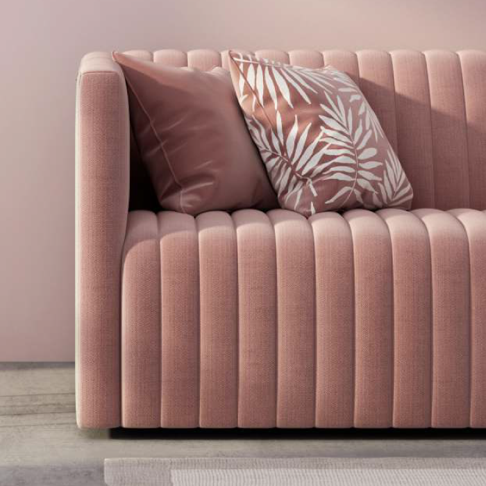 Stylish Blush Color Upholstery Fabric