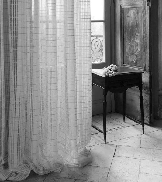 Stylish Sheer striped transparet door curtain